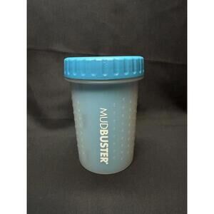 MudBuster Dog Paw Cleaner Medium Teal Portable Pet Foot Washer Silicone Bristles